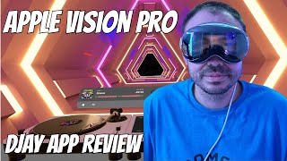 DJay Apple Vision Pro App Gameplay  Review  Does This Classic App Bring Anything New [upl. by Loos]