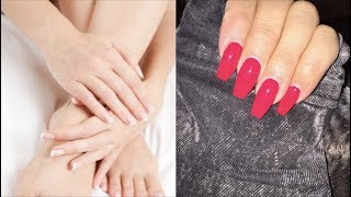 HOW TO GET SOFT amp SMOOTH HANDS  BEAUTIFUL NAILS AT HOME DIY [upl. by Nosa847]