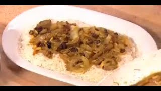 RECETA DE ARROZ CON CORDERO Y PASAS  COCINA HALAL [upl. by Adnoved]