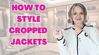 How To Style A Cropped Jacket  Fashion Over 50 [upl. by Korten]