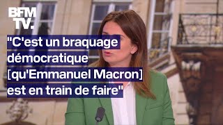 Coalition référendum quotFront républicainquot Linterview en intégralité de Marine Tondelier [upl. by Kristi647]