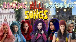 Ranking all descendants songs Nalysa [upl. by Bruell]