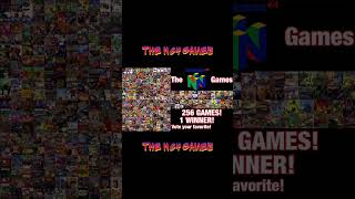 The N64 Games Voting Brackets Tournament Trailer shorts nintendo gaming mario n64 tournament [upl. by Holden]