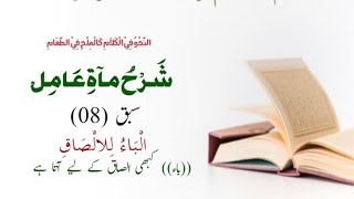 SHRAH MIYTE AAMIL PAGE 04 شرح مآۃ عامل صفحہ LESSON NO 08 ،الباء للالصاق [upl. by Elahcar179]