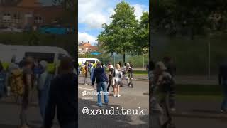 HANLEY RIOTS‼️ You WONT See This On TV News‼️ Hanley Stoke on Trent stokeontrent hanley protest [upl. by Ahsemrac967]