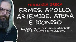 Dei Greci Ermes Apollo Artemide Dioniso e Atena [upl. by Ravens]