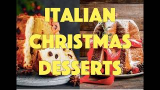 Italian Christmas Desserts Explained PANETTONE and PANDORO [upl. by Arutek]