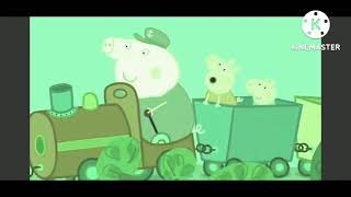 Peppa pig grandpas little train goes choo choo choo in alien effect [upl. by Werd]