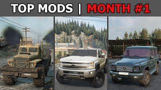 SnowRunner  TOP 5 Mods of the 1st Month [upl. by Odlaumor]