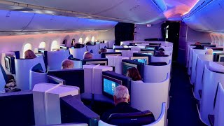 KLM Business Class  Boeing 787 from Amsterdam to Cape Town FABULOUS flight [upl. by Llennyl]