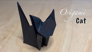 Halloween origami  cat [upl. by Votaw875]