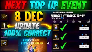 Next Top Up Event In Free Fire 8 DECEMBER 2023  upcoming top up event in free fire [upl. by Luamaj]