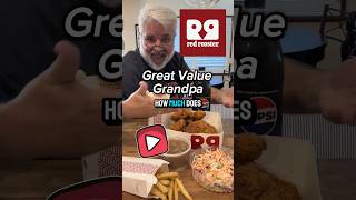 How much did grandpa spend ​redrooster fastfood grandpa food chicken [upl. by Caves]