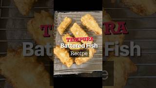 Tempura Battered Fish Recipe This Recipe Makes a Crispy and Light Tempura Fish Batter [upl. by Ethbun111]