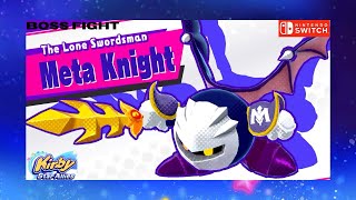 Kirby Star Allies Meta Knight Boss Fight [upl. by Tench]