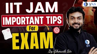 Important Tips for IIT JAM 2025 Exam  How to Crack IIT JAM Chemistry  IIT JAM 2025 Preparation [upl. by Salesin]