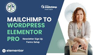 Mailchimp to Wordpress Elementor Pro Newsletter Sign Up Form Setup [upl. by Abbi]