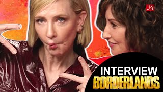 Cate Blanchett amp Gina Gershon BORDERLANDS Interview 2024 [upl. by Notsle]