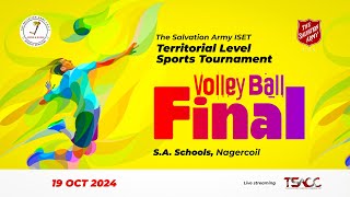 TERRITORIAL LEVEL SPORTS TOURNAMENT I VOLLEY BALL amp THROW BALL FINAL I TSA  ISET I TSACC I [upl. by Yelrak621]