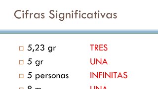 Ejemplos de Cifras Significativas y ejercicios resueltos y propuestos [upl. by Lyndsey]