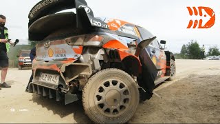 Neuville Crash at WRC Rally Portugal 2021  Day 1 Review [upl. by Yusem]