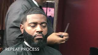 Taper Fade With Beard Tutorial [upl. by Bravar]