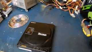 Sony Diskman 1989 modelrestoration repair [upl. by Darraj]