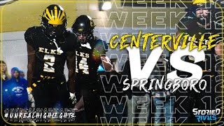 HIGH SCHOOL FOOTBALL  Centerville vs Springboro  Playoff HIGHLIGHT [upl. by Laekcim]