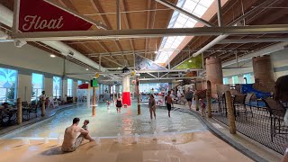 Hershey’s Water Works Indoor Water Park Full Walkthrough Hershey Lodge Hershey PA [upl. by Ecnarretal505]