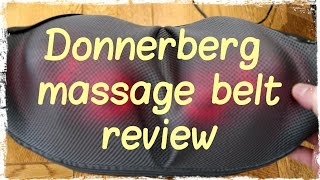 Donnerberg NM089 Neck and Shoulder Shiatsu Massager Review [upl. by Malena]