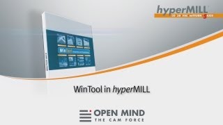 CAMSoftware hyperMILL mit WinToolSchnittstelle [upl. by Adnarram]