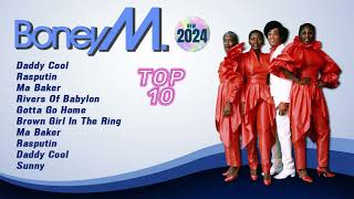 Boney M 2024 MIX Playlist  Rivers Of Babylon Ma Baker Rasputin Daddy Cool [upl. by Latsyrk]