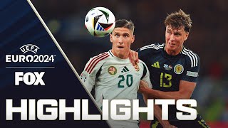 Scotland vs Hungary Highlights  UEFA Euro 2024 [upl. by Ilise894]