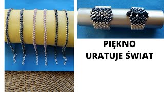 Piękno uratuje świat koralikowapasjazlena diy bransoletkizkoralikow pirscionkizkoralikow [upl. by Tasiana45]