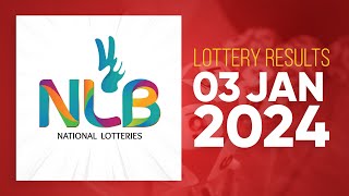 NLB Live Lottery Draw 20240103  0930 PM [upl. by Letram]