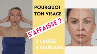 Pourquoi ton visage saffaisse  3 causes et 3 exercices [upl. by Quincey]