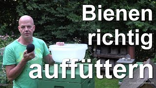 Bienen richtig auffüttern mit Zucker  der Zuckerfilm [upl. by Jemimah]