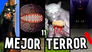 MEJOR TERROR 11 EL JUEGO DE LA ESCALERA ESA COSA NO ES MI GATO y MÁS  Hilos con cheems [upl. by Noll]