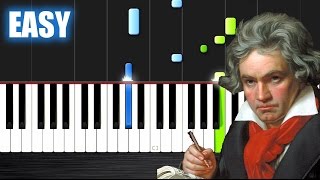 Beethoven  Fur Elise  EASY Piano Tutorial by PlutaX [upl. by Adham]