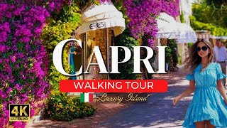 CAPRI Italy 4K Walking Tour 🇮🇹 Breathtaking Hidden Gem [upl. by Nehgaem]