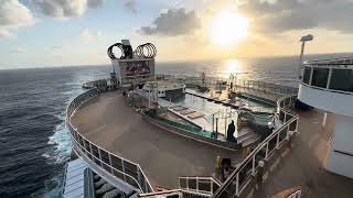 🔴 прозрачный МОСТ в океане обзор ЛАЙНЕРА 🔴 MSC SeaSide sky bridge transatlantic cruise NOVEMBER 2024 [upl. by Nedarb]