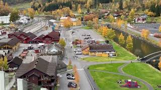 Aida Nova in Flam  Flåm  Blick auf Flambahn  Flåmsbana  im Oktober AidaNova Norwegen Tour Aida [upl. by Viola867]