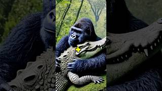 Lets create a incredible hybrid  gorilla animals shorts [upl. by Reibaj635]