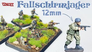 These are TINY Fallschirmjager 12mm Tutorial  Victrix WW2 [upl. by Henson]