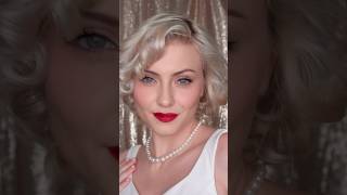 1950s makeup 💋✨ 1950s 1950smakeup makeup makeuptransition marilynmonroe [upl. by Aierdna662]