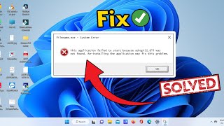 How To Fix advapi32 dll ERROR [upl. by Haynes]