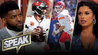 Tom Brady Buccaneers host high powered Chiefs in primetime Week 4 matchup  NFL  SPEAK [upl. by Kcered]