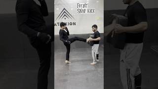 Front Snap Kick Tutorial  kickboxing [upl. by Seitz]