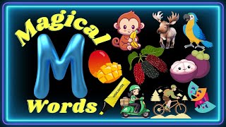 Magical M Words – Exciting Vocabulary for Young Minds  White Rabbit English [upl. by Navert361]