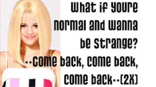 Selena Gomez amp The Scene  As A Blonde Lyrics On Screen [upl. by Elpmid]